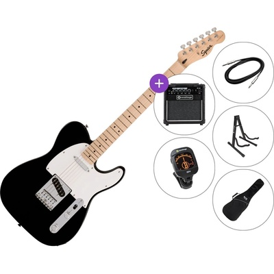 Squier Sonic Telecaster MN SET 2 Black Електрическа китара