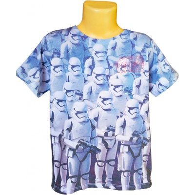 Sun City Chlapecké tričko STAR WARS Stormtrooper krátký rukáv Šedá