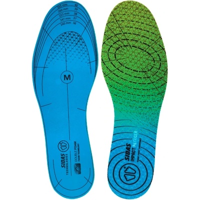 SIDAS Стелки за обувки Sidas Impact Reducer Dualfoam Insole - Green / Blue - размер 39-41 (EU) (209-0246-0113)