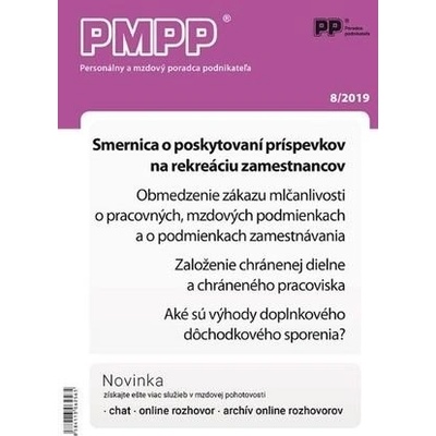 Personálny a mzdový poradca podnikateľa 8-2019