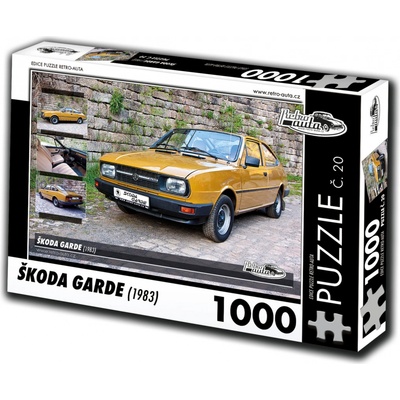 Retro-auta č. 20 Škoda Garde 1983 1000 dielov