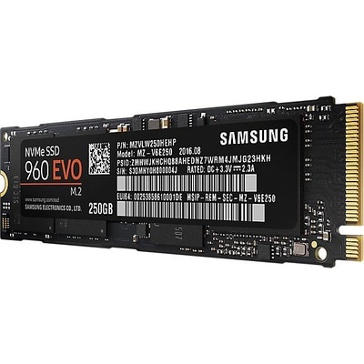 Samsung 960 EVO NVMe M.2 250 GB, MZ-V6E250BW