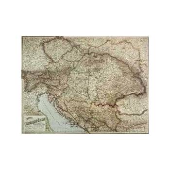 Nástenná mapa: Rakúsko, Maďarsko
