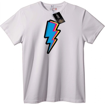 NOONEBRAND Тениска Мълния - S, White