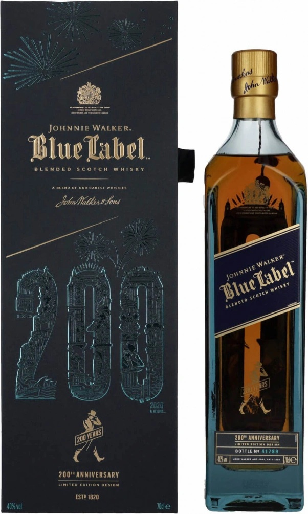 Johnnie Walker Blue Label 40% 0,7 l (kazeta) od 147,55 € - Heureka.sk