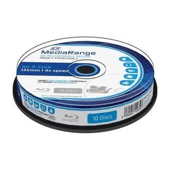 MediaRange Blu-Ray MediaRange BD-R Single Layer 25Gb (Printable) - 10 броя в шпиндел