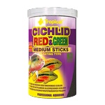 Tropical Cichlid Red&Green Medium Sticks - храна със спирулина и астаксантин за средно големи цихлиди