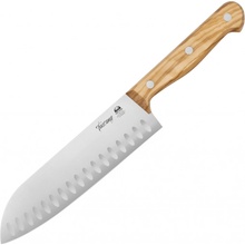 DUE CIGNI LINEA TUSCANY SANTOKU CON ALVEOLI 2C 760/18 OL 18 cm