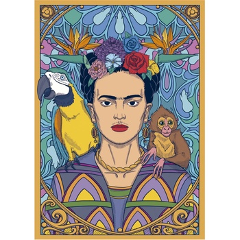 Image 1 of Educa - Puzzle Frida Kahlo - 1 500 piese