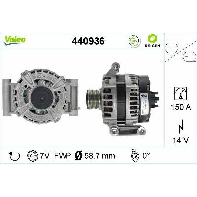 Alternátor VALEO 440936