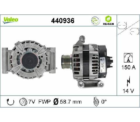 Alternátor VALEO 440936
