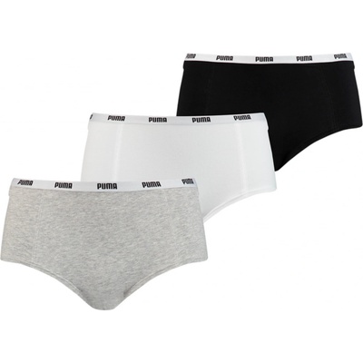 Puma MINI SHORT 3P PACK Dámske nohavičky US S 907591 01