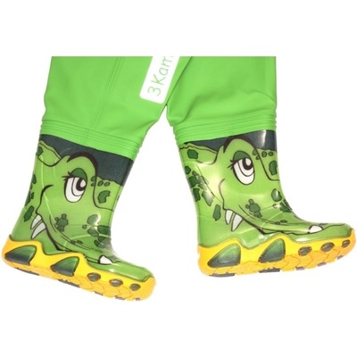 3kamido detské broďáky crocodilles svetlo zelené