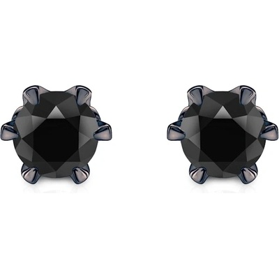 SAVICKI Swan Lake обеци: черно злато. черни диаманти