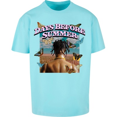 Mister Tee Тениска Days Before Summer Oversize Tee berylblue XXLUB-MT1840-04221 - Черен, размер L