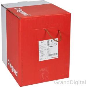 Legrand кабел за стена - Cat5e, U/UTP, 305m, кафяв, меден, LSOH 632716 (632716)