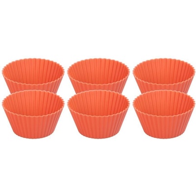 MagicHome forma na cupcake silikón set 6,5x6,5x3cm 6 ks