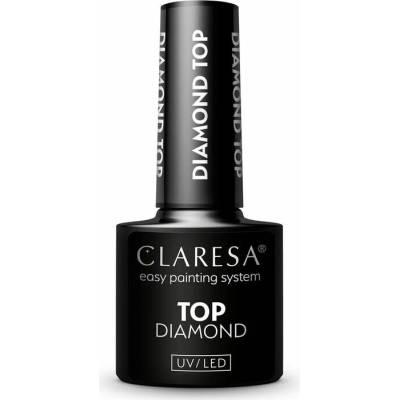 CLARESA Top Diamond No wipe 5 g vrchný gél lak