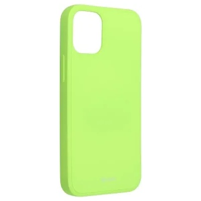Apple Силиконов калъф кейс Jelly Roar Colorful за iPhone 12 Mini , Лайм