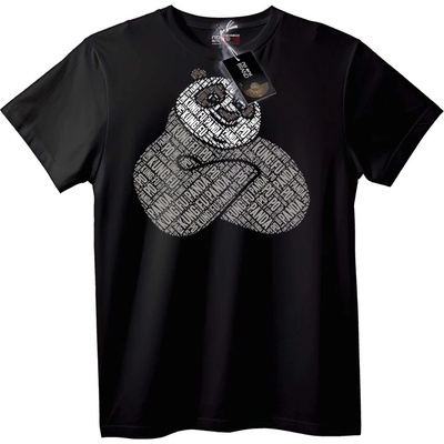 NOONEBRAND Тениска с калиграм на Kung Fu Panda - 6XL, White