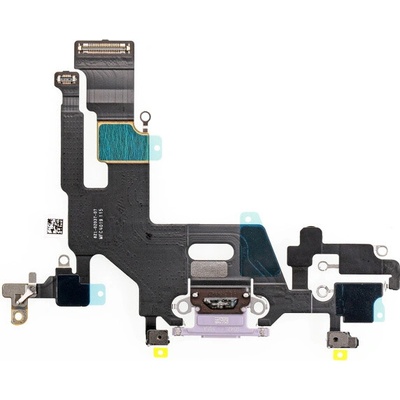 AppleKing nabíjecí a audio flex konektor pro iPhone 11 - fialový