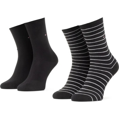 Tommy Hilfiger Комплект 2 чифта дълги чорапи мъжки Tommy Hilfiger 100001494 Черен (100001494)