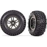 Traxxas колело 2.2/3.0", джанта SCT Split-Spoke сив beadlock, гуми SCT (2)