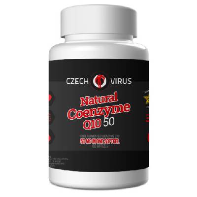 Czech Virus Natural Coenzyme Q10 50 100 kapslí