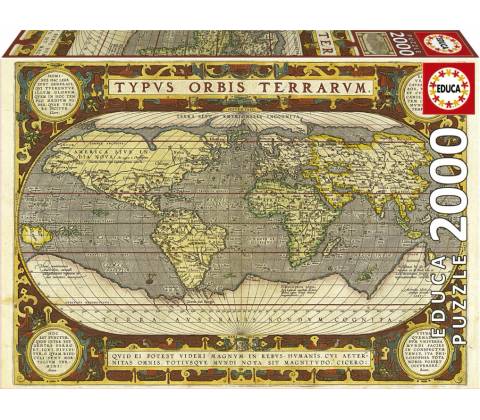 EDUCA Mapa světa 2000 dielov