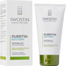 Iwostin Purritin Rehydrin hydratačný čistiaci gél pre pleť vysušenú a podráždenú liečbou akné 150 ml