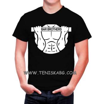 Image 1 of Fruit of the Loom Тениска с надпис - Bar Brothers