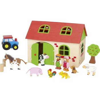Image 1 of Goki Дървен комплект Goki - Моята ферма (58497)