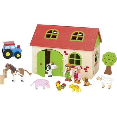 Goki Дървен комплект Goki - Моята ферма (58497)