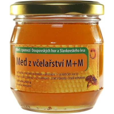 Včelařství M+M med střednětmavý 250 g