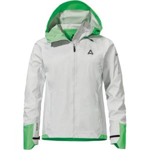 Schöffel Дамско водоустойчиво яке за колоездене Schöffel Women's 2.5L Jacket Style Tajiva Cycling jacket - Stone Grey - размер 36 (EU) (151-0836-0212)