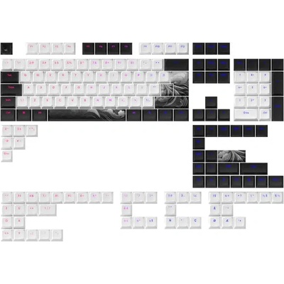 Dark project Капачки за механична клавиатура Dark Project - INK за ANSI & ISO Layout (FSH-DP-KS-1050)