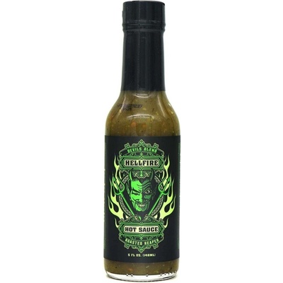 Hellfire Devil's Blend pálivá omáčka s papričkami Green Reaper a Habanero 148 ml