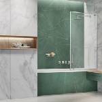 Radaway Параван за вана Radaway Modo F SL PNJ II, гланцово-прозрачен хром, 50x150 см, 8 мм стъкло, десен (10406050-01-01R)