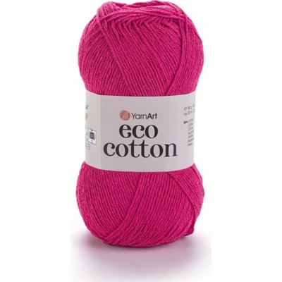 Yarn Art příze Eco Cotton 803 ostrá růžová