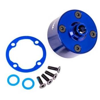 Traxxas тяло на диференциала алуминиево синьо анодизирано