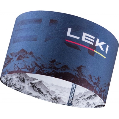Leki XC headband blue/white