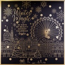 Accentra Adventní kalendář WINTER MAGIC NOIR ve čtvercové krabičce