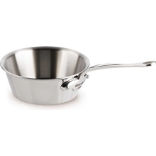 Mauviel kónická pánev na soté s nerezovou rukojetí 16cm