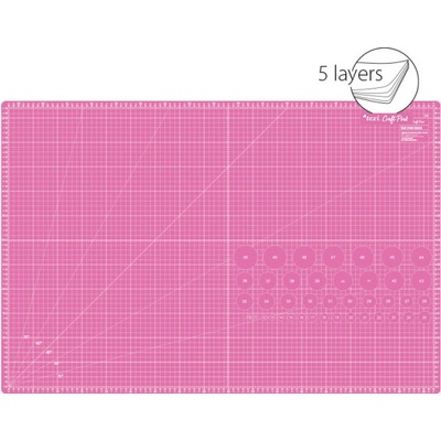 Řezací podložka TEXI PINK 90X60 – Zboží Dáma