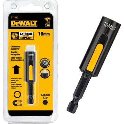 DeWALT DT7440 Čistitelný nástavec na matice pro rázové utahováky 10 x 75mm