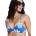 Roxy Essentials PT Athletic Triangle bikini top - Blue (Dutch Blue Flower Soul)
