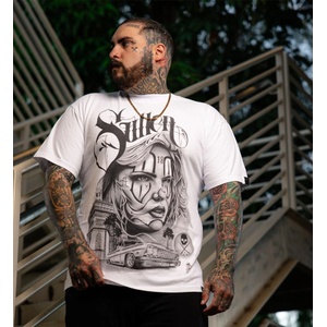 SULLEN мъжка тениска sullen - premium - bobink 120 - бяла - scm8247_wh
