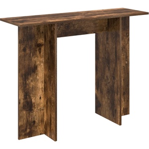 vidaXL Конзолна маса Пушена Дъб 100 x 30 x 75 см Инженерна дървесина (8001171)