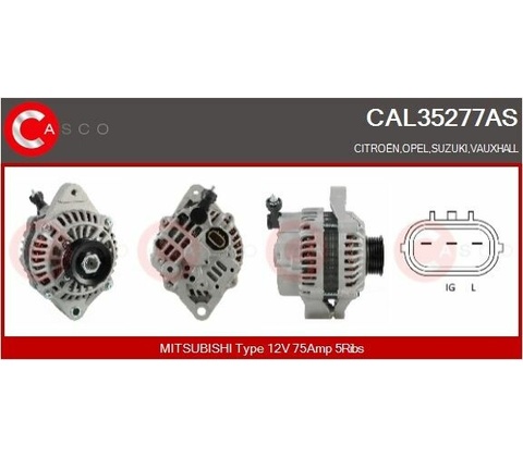 generátor CASCO CAL35277AS