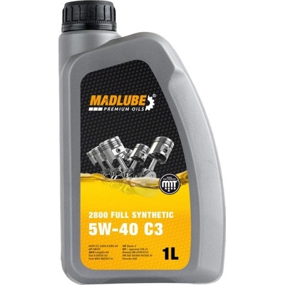 MadLube 2800 Full Synthetic 5W-40 C3 1 l